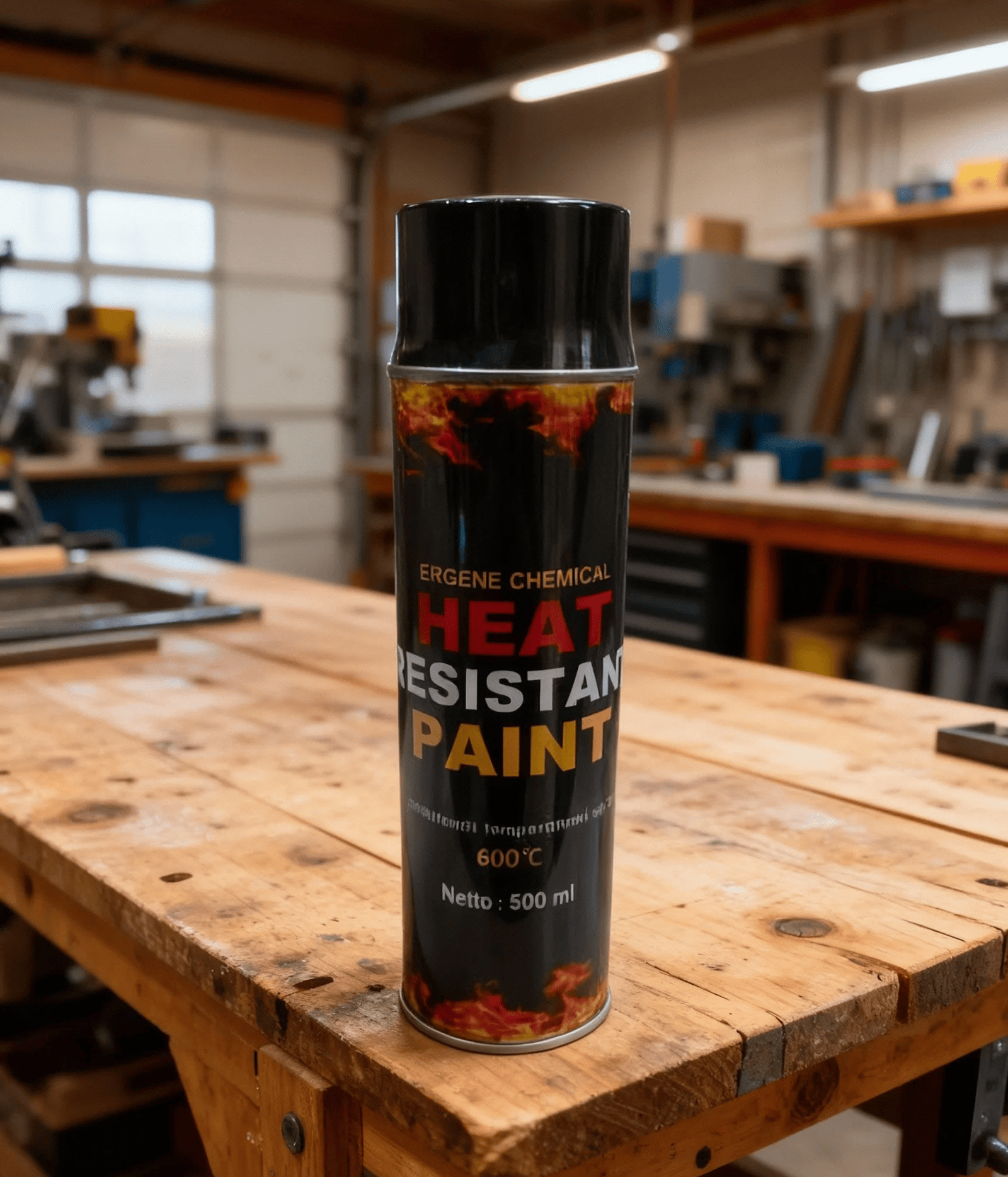 Cat Tahan Panas 600 Derajat 500 ml – Pelindung Logam