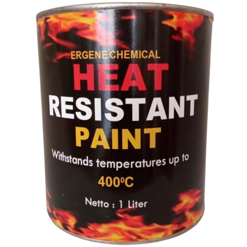 Cat Tahan Panas Ergene 400°C 1 Liter – Heat Resistant Paint