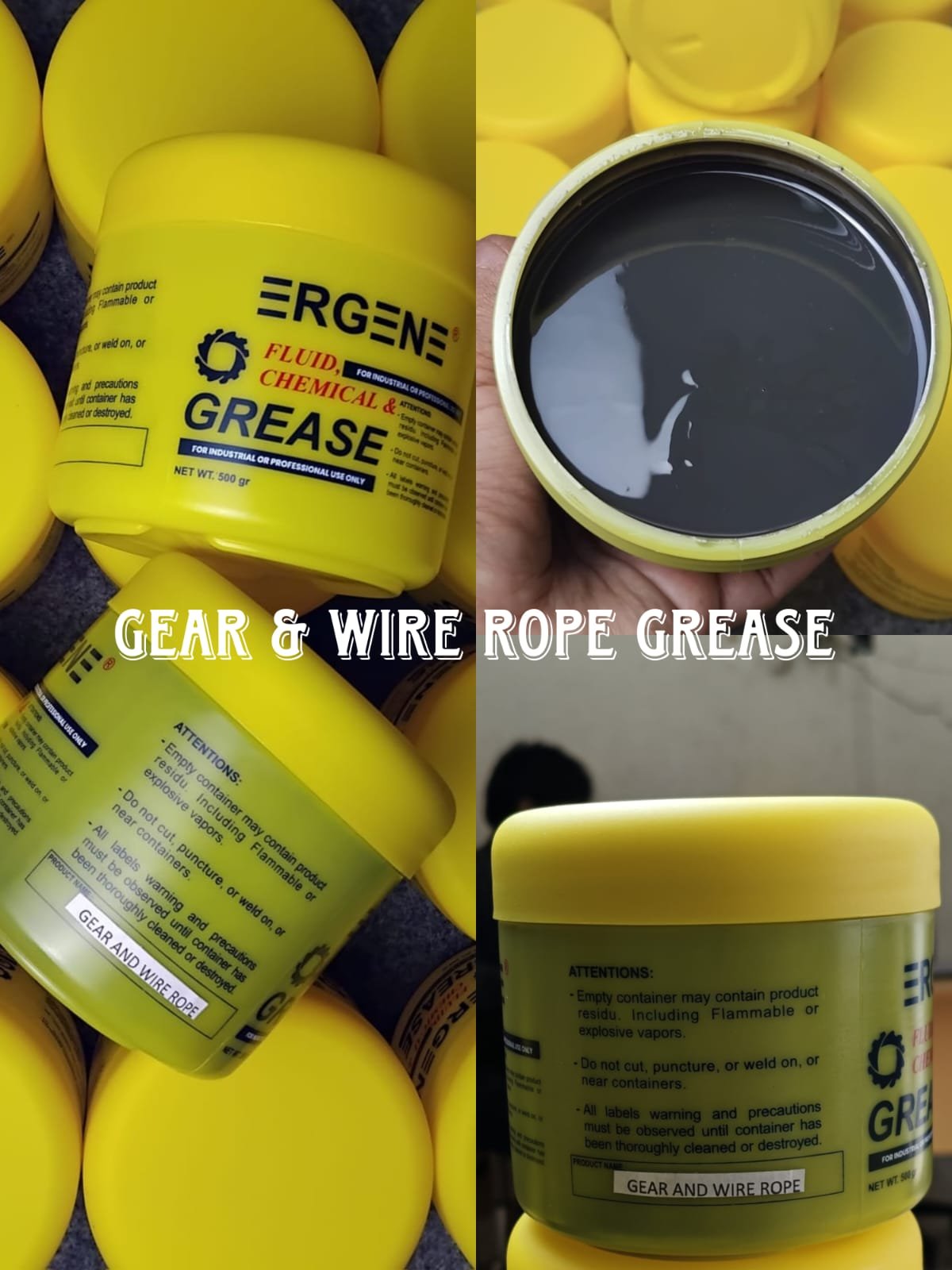 Gear and Wire Rope 500 Gram Pelumas Industri