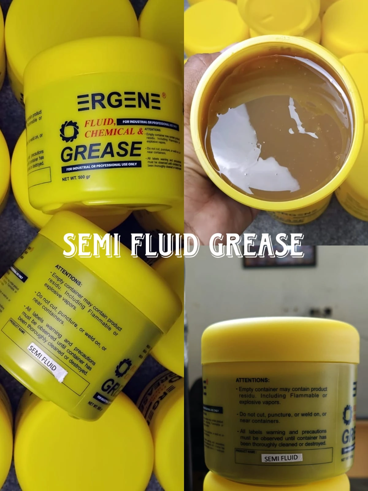 Semi Fluid Grease 500 Gram – Pelumas Gearbox & Bearing Tahan Lama